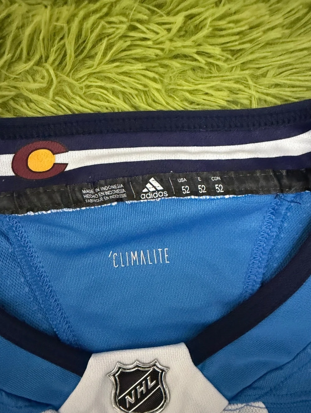 Adidas Colorado Avalanche 2020 NHL Stadium Series Landeskog #92 Jersey Size 52